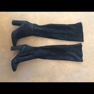 Aldo Shoes - ALDO Black suede over the knee boots size 9 Aldo Shoes - ALDO Black suede over the knee boots size 9